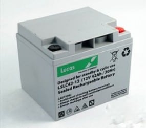 12v 26 Ah Batteries-VAT FREE-Lucas Mobility Batteries