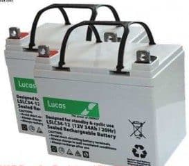 Amigo Mobility RT-2x34Ah batteries-Lucas Quality